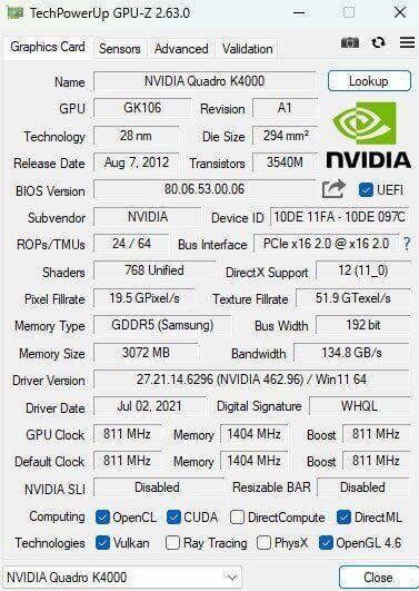 Комп'ютер Б-класу HP EliteDesk 800 G2 Tower / Intel Core i7-6700 (4 (8) ядра по 3,4 - 4,0 ГГц) / 16 ГБ DDR4 / 256 ГБ SSD / nVidia Quadro K4000, 3 ГБ GDDR5, 192-біт / Windows 11 Pro б/в - изображение 11