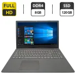 Ноутбук Lenovo V330-15IKB / 15.6" (1920x1080) IPS / Intel Core i5-8250U (4 (8) ядра по 1.6 - 3.4 GHz) / 8 GB DDR4 / 120 GB SSD / Intel UHD Graphics 620 / WebCam / DVD-ROM б/в