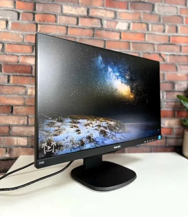 Монітор Philips 243S7EJMB / 24" (1920x1080) IPS / VGA, DisplayPort, HDMI, USB, Audio / VESA 100x100 б/в - зображення 2