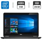 Ноутбук Б-клас Dell Latitude E7440 / 14" (1600x900) TN / Intel Core i7-4600U (2 (4) ядра по 2.1 - 3.3 GHz) / 8 GB DDR3 / 256 GB SSD / Intel HD Graphics 4400 / WebCam / HDMI б/в