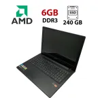 Ноутбук Lenovo G505 / 15.6" (1366x768) TN / AMD A8-4500M (4 ядра по 1.9 - 2.8 GHz) / 6 GB DDR3 / 240 GB SSD / AMD Radeon HD 7640G Graphics / WebCam б/в