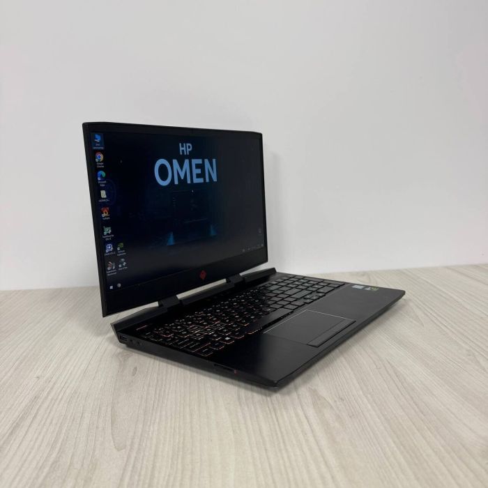 Ігровий ноутбук Б-клас HP Omen 15-dc1054nr / 15.6" (1920x1080) IPS / Intel Core i7-9750H (6 (12) ядер по 2.6 - 4.5 GHz) / 16 GB DDR4 / 512 GB SSD NVMe / nVidia GeForce GTX 1660 Ti, 6 GB GDDR6, 192-bit / WebCam б/в - зображення 4