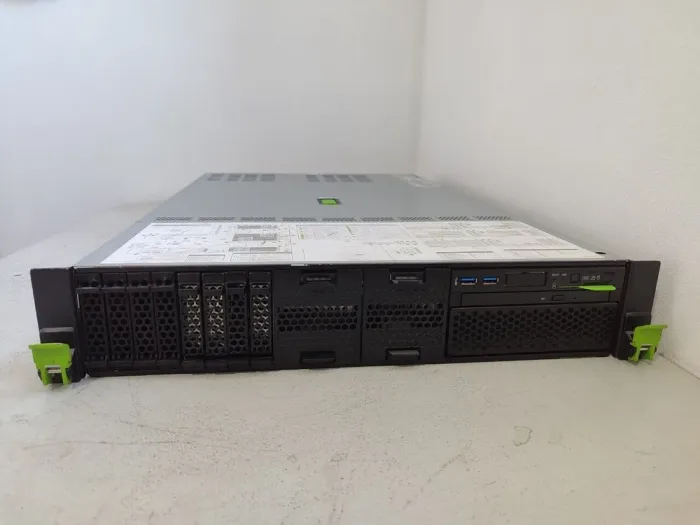 Сервер Fujitsu Primergy RX2540 M4 2U Rack / 2x Intel Xeon Silver 4110 (8 (16) ядер по 2.1 - 3.0 GHz) / 64 GB DDR4 / NO HDD (SAS) / iRMC S5 Graphics / 2x 450W б/в - зображення 2