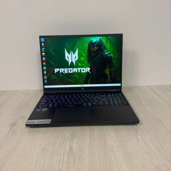 Ігровий ноутбук Б-класу Acer Predator Helios 16 PH16-71 / 16" (2560x1600) IPS / Intel Core i9-13900HX (24 (32) ядра по 2,2 - 5,4 ГГц) / 16 ГБ DDR5 / 512 ГБ SSD / nVidia GeForce RTX 4080, 12 ГБ GDDR6, 192-bit / WebCam б/в - зображення 2