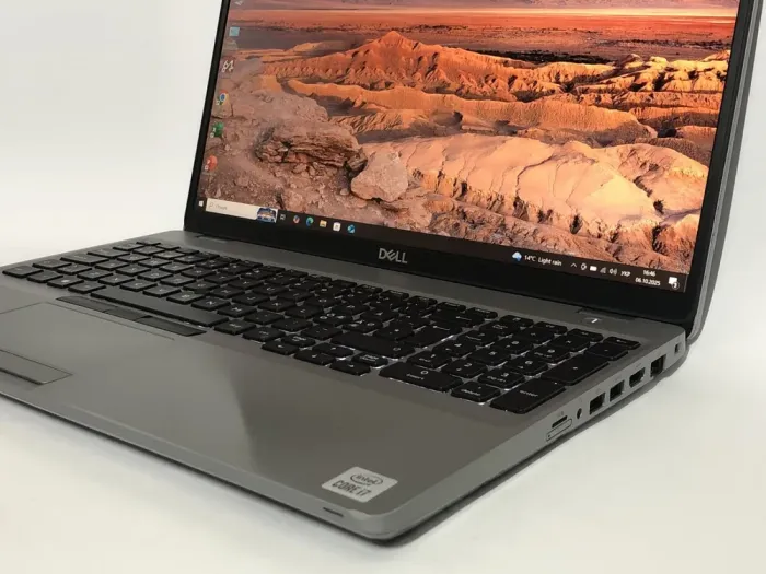 Мобільна робоча станція Б-класу Dell Precision 3551 / 15,6" (1920x1080) IPS / Intel Core i7-10750H (6 (12) ядер по 2,6 - 5,0 ГГц) / 32 ГБ DDR4 / 512 ГБ SSD NVMe / nVidia Quadro P620, 4 ГБ GDDR5, 128-біт / WebCam / Win 10 Pro б/в - зображення 11