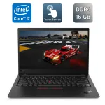 Ультрабук Lenovo ThinkPad X1 Carbon Gen8 / 14" (1920x1080) IPS Touch / Intel Core i7-10610U (4 (8) ядра по 1.8 - 4.9 GHz) / 16 GB DDR4 / 512 GB SSD / Intel UHD Graphics / WebCam / TouchID / Windows 10 б/в