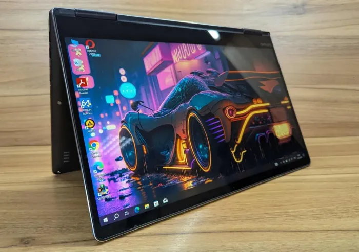 Ноутбук-трансформер Lenovo Yoga 710-15IKB / 15.6" (1920x1080) IPS Touch / Intel Core i5-7200U (2 (4) ядра по 2.5 - 3.1 GHz) / 16 GB DDR4 / 480 GB SSD / nVidia GeForce 940MX, 2 GB GDDR5, 64-bit / WebCam / TouchID / Windows 10 б/в - зображення 7
