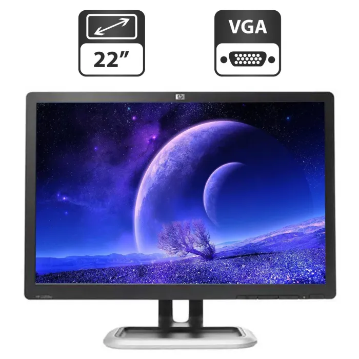 Монітор HP L2208w / 22" (1680x1050) TN / VGA б/в - зображення 1