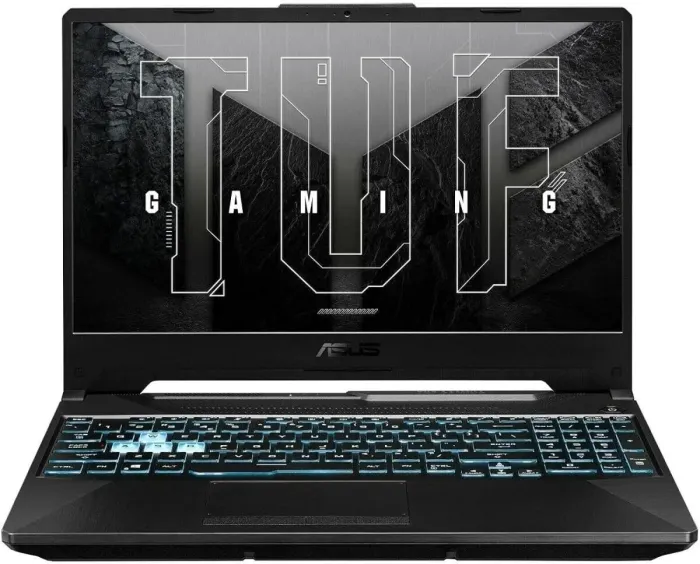 Ігровий ноутбук Asus TUF Gaming F15 FX506HC-WS53 / 15.6" (1920x1080) TN / Intel Core i5-11260H (6 (12) ядер по 2.6 - 4.4 GHz) / 8 GB DDR4 / 512 GB SSD / nVidia GeForce RTX 3050, 4 GB GDDR6, 128-bit / WebCam / Win 10 Home - зображення 2