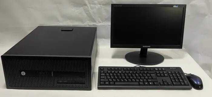 Комплект ПК: комп'ютер HP EliteDesk 800 G1 Tower / Intel Core i3-4130 (2 (4) ядра по 3.4 GHz) / 8 GB DDR3 / 500 GB HDD / Intel HD Graphics 4400 / DVD-ROM + Монітор Samsung SyncMaster E1920 / 19" (1366x768) TN / VGA б/в - зображення 3