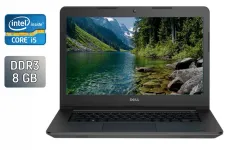 Ноутбук Б-клас Dell Latitude 3450 / 14" (1366x768) TN / Intel Core i5-5200U (2 (4) ядра по 2.2 - 2.7 GHz) / 8 GB DDR3 / 240 GB SSD / Intel HD Graphics 5500 / HDMI / WebCam / Windows 10 б/в
