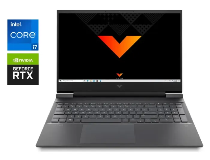 Ігровий ноутбук HP Victus 16t-r000 / 16.1" (1920x1080) IPS / Intel Core i7-13700H (14 (20) ядер по 2.4 - 5.0 GHz) / 16 GB DDR5 / 512 GB SSD NVMe / nVidia GeForce RTX 4070, 8 GB GDDR6, 128-bit / WebCam б/в - зображення 1