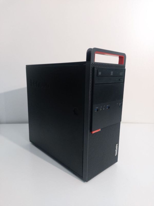 Комплект: Lenovo ThinkCentre M800 Tower / Intel Core i5-6600K (4 ядра по 3,5 - 3,9 ГГц) / 16 ГБ DDR4 / 512 ГБ SSD / AMD Radeon R9 270X, 4 ГБ GDDR5, 256-біт / DVD-ROM + Монітор LG 24MB37PM-B / 24" (1920x1080) IPS б/в - зображення 3