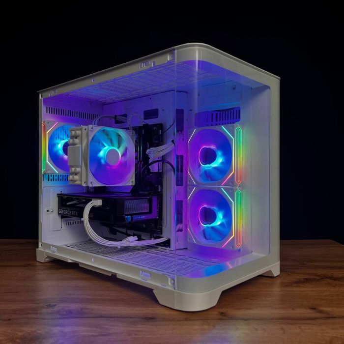 Збірка на замовлення: ігровий ПК GameMax Hype-M White Tower / AMD Ryzen 5 7500F (6 (12) ядер по 3,7 - 5,0 ГГц) / 32 ГБ DDR5 / 1000 ГБ SSD M.2 / nVidia GeForce RTX 5060, 8 ГБ GDDR7, 128-bit / 650 Вт - зображення 3