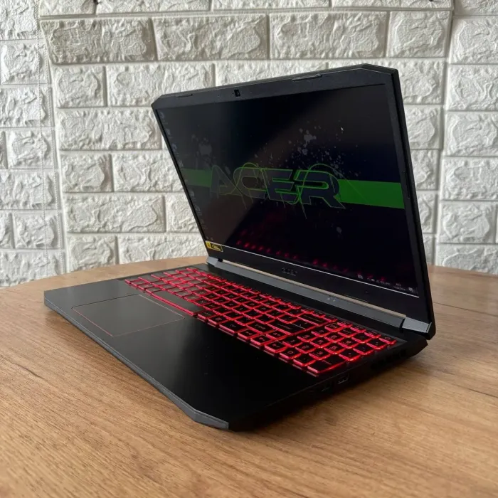 Ігровий ноутбук Б-клас Acer Nitro 5 AN515-55 / 15.6" (1920x1080) IPS / Intel Core i5-10300H (4 (8) ядра по 2.5 - 4.5 GHz) / 16 GB DDR4 / 256 GB SSD / nVidia GeForce RTX 3050, 4 GB GDDR6, 128-bit / WebCam б/в - зображення 5