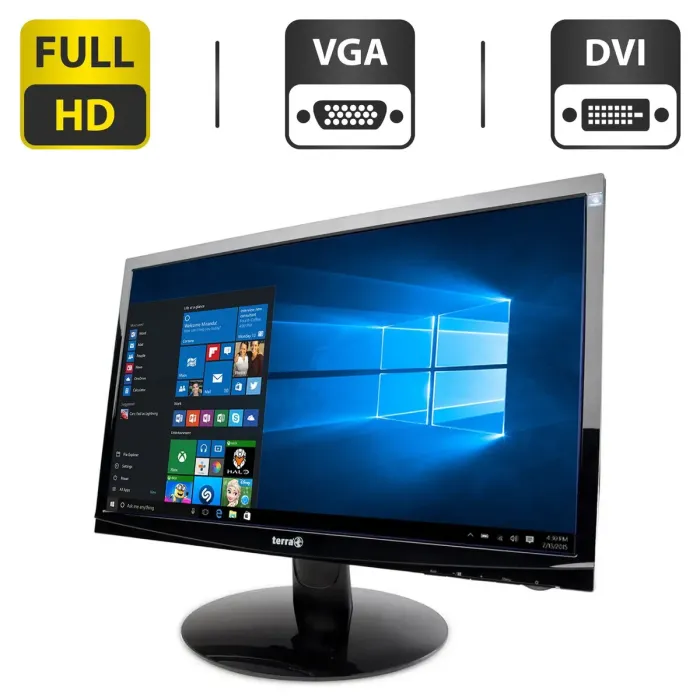 Монітор Terra 2211W Б-класу / 22" (1920x1080) TN / VGA, DVI / VESA 100x100 б/в - зображення 1