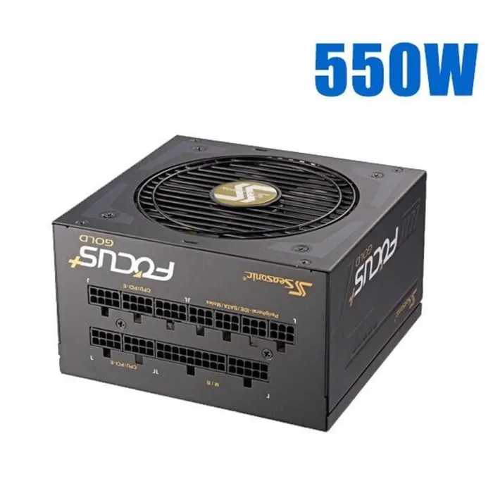 Блок живлення Seasonic Focus Plus Gold SSR-550FX / 550W / 24+4(4)+8 pin б/в - зображення 1