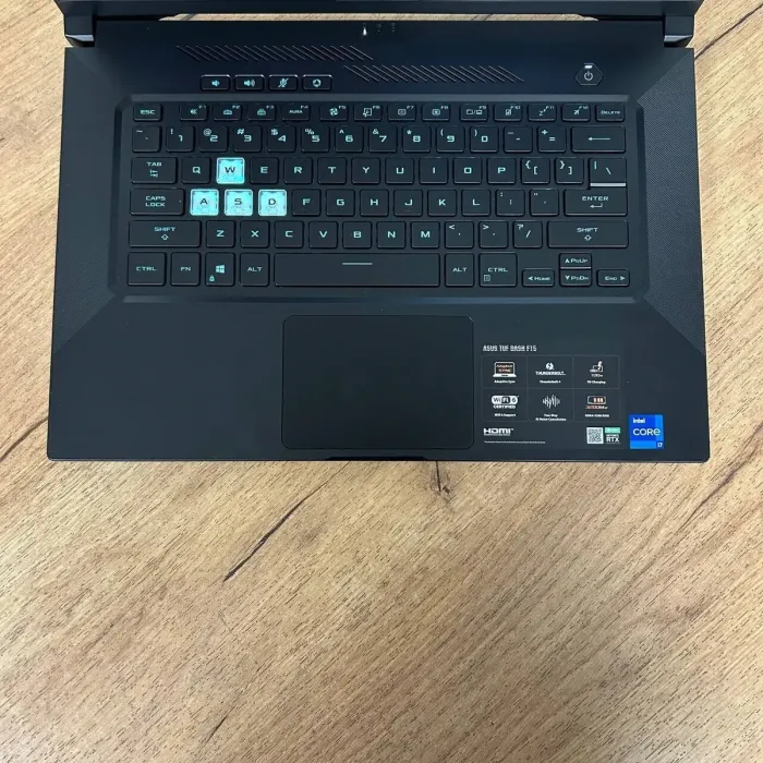 Ігровий ноутбук Asus TUF Dash F15 FX516PE / 15.6" (1920x1080) IPS / Intel Core i7-11370H (4 (8) ядра по 3.0 - 4.8 GHz) / 16 GB DDR4 / 512 GB SSD / nVidia GeForce RTX 3050 Ti, 4 GB GDDR6, 128-bit б/в - зображення 7