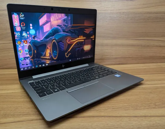 Мобільна робоча станція HP zBook 14u G6 / 14" (1920x1080) IPS / Intel Core i5-8265U (4 (8) ядра по 1.6 - 3.9 GHz) / 16 GB DDR4 / 256 GB SSD / AMD Radeon Pro WX 3200, 4 GB GDDR5, 128-bit / WebCam / TouchID / Windows 10 б/в - зображення 4