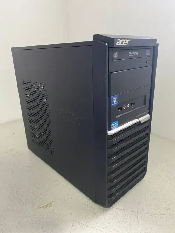 Комп'ютер Acer Veriton M290 Tower / Intel Core i5-2500 (4 ядра по 3,3 - 3,7 ГГц) / 8 ГБ DDR3 / 128 ГБ SSD + 250 ГБ HDD / nVidia GeForce GT 530, 2 ГБ GDDR3, 64-біт / DVD-ROM б/в - зображення 4
