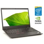 Мобільна робоча станція Lenovo ThinkPad P51s / 15,6" (1920x1080) IPS / Intel Core i7-7500U (2 (4) ядра по 2,7 - 3,5 ГГц) / 16 ГБ DDR4 / 512 ГБ SSD NVMe / nVidia Quadro M520, 2 ГБ GDDR5, 64-біт / WebCam / Win 10 Pro / 2 АКБ б/в