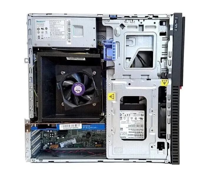 ПК Lenovo ThinkCentre M700 SFF / Intel Core i5-6500 (4 ядра по 3.2 - 3.6 GHz) / 8 GB DDR4 / 256 GB SSD / AMD Radeon Pro WX 3100, 4 GB GDDR5, 128-bit / Win 10 Home б/в - зображення 4