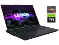 Ігровий ноутбук Б-клас Lenovo Legion 5 15ACH6H / 15.6" (1920x1080) IPS / AMD Ryzen 7 5800H (8 (16) ядер по 3.2 - 4.4 GHz) / 16 GB DDR4 / 512 GB SSD / nVidia GeForce RTX 3060, 6 GB GDDR6, 192-bit / WebCam б/в