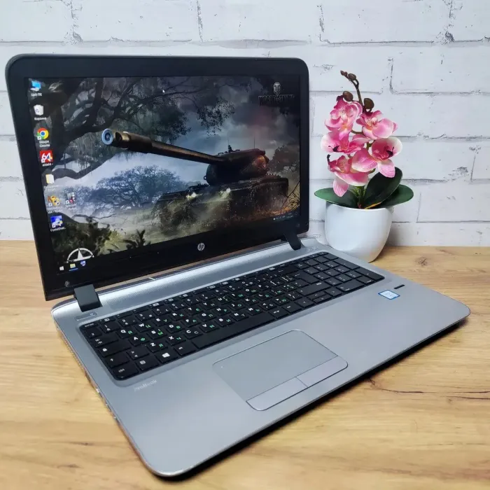 Ноутбук HP ProBook 450 G3 / 15.6" (1920x1080) TN / Intel Core i5-6200U (2 (4) ядра по 2.3 - 2.8 GHz) / 16 GB DDR3 / 128 GB SSD / Intel HD Graphics 520 / WebCam / DVD-ROM б/в - зображення 5