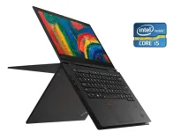 Ультрабук-трансформер Б-клас Lenovo ThinkPad X1 Yoga 3rd Gen / 14" (1920x1080) IPS / Intel Core i5-8350U (4 (8) ядра по 1.7 - 3.6 GHz) / 8 GB DDR4 / 256 GB SSD / Intel UHD Graphics 620 / WebCam б/у