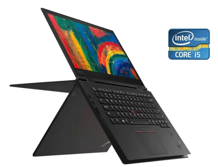 Ультрабук-трансформер Б-клас Lenovo ThinkPad X1 Yoga 3rd Gen / 14" (1920x1080) IPS / Intel Core i5-8350U (4 (8) ядра по 1.7 - 3.6 GHz) / 8 GB DDR4 / 256 GB SSD / Intel UHD Graphics 620 / WebCam б/у - зображення 1
