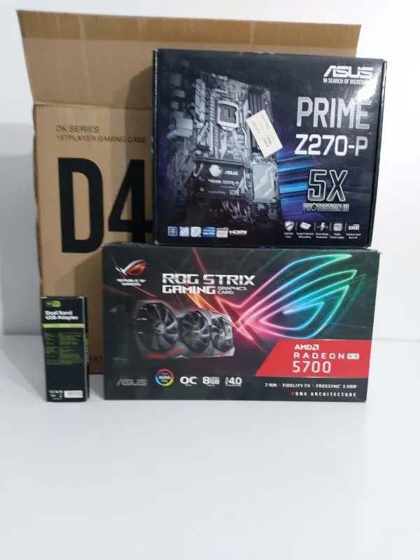 Ігровий ПК 1stPlayer D4-4R1-WH Tower / Intel Core i7-7700 (4 (8) ядра по 3.6 - 4.2 GHz) / 32 GB DDR4 / 512 GB SSD M.2 + 1000 GB SSD / AMD Radeon RX 5700 XT, 8 GB GDDR6, 256-bit / 600W б/в - зображення 7
