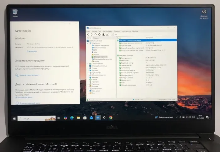 Мобільна робоча станція Dell Precision 5520 / 15,6" (1920x1080) IPS / Intel Core i7-6820HQ (4 (8) ядра по 2,7 - 3,6 ГГц) / 16 ГБ DDR4 / 256 ГБ SSD M.2 / nVidia Quadro M1200, 4 ГБ GDDR5, 128-біт / WebCam / Win 10 Pro б/в - изображение 10