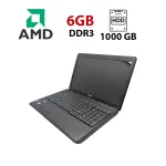 Ноутбук Toshiba Satellite C660D / 15.6" (1366x768) TN / AMD E-300 (2 ядра по 1.3 GHz) / 6 GB DDR3 / 1000 GB HDD / AMD Radeon HD 6310 Graphics / WebCam / Акб не тримає б/в