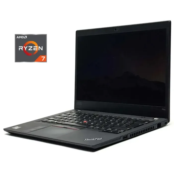 Ультрабук Б-клас Lenovo ThinkPad P14s Gen 1 / 14" (1920x1080) IPS Touch / AMD Ryzen 7 4750U (8 (16) ядер по 1.7 - 4.1 GHz) / 16 GB DDR4 / 256 GB SSD / AMD Radeon RX Vega 7 Graphics / WebCam / Win 10 Pro б/в - зображення 1