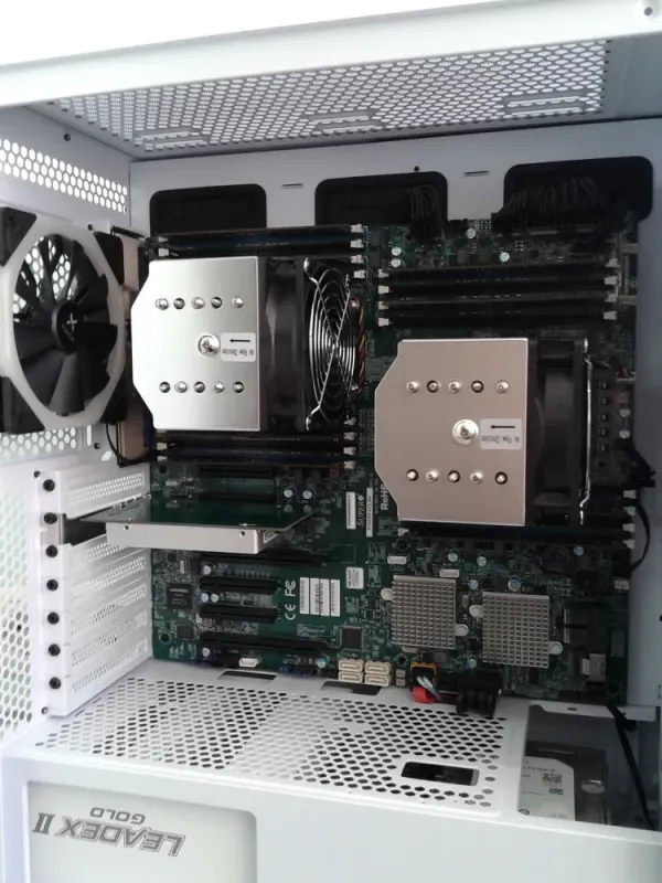 Сервер Vinga Mid Tower / 2x Intel Xeon E5-2680 v4 (14 (28) ядер по 2.4 - 3.3 GHz) / 128 GB DDR4 / 2 TB HDD / 1000W б/в - зображення 25