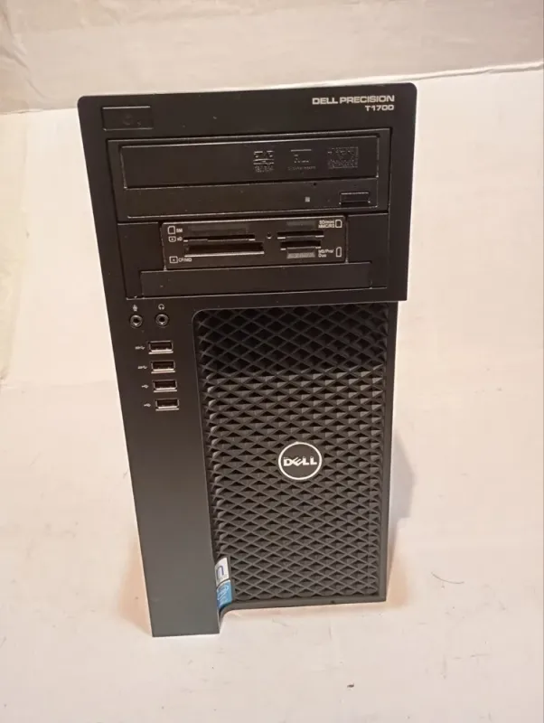 Робоча станція Б-клас Dell Precision T1700 Tower / Intel Core i7-4770 (4 (8) ядра по 3.4 - 3.9 GHz) / 16 GB DDR3 / 256 GB SSD + 1000 GB HDD / nVidia Quadro K620, 2 GB DDR3, 128-bit / DVD-RW б/в - зображення 2