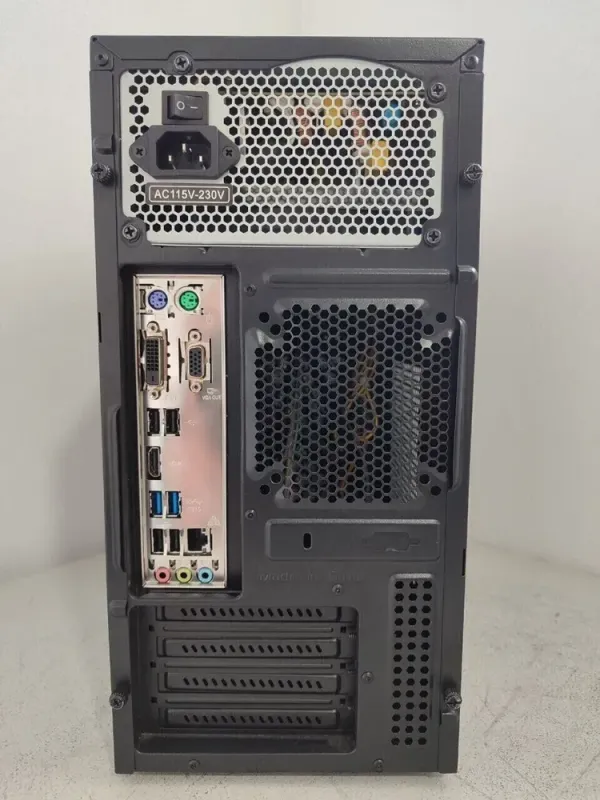 Комп'ютер Inter-Tech Tower / Intel Core i3-6100 (2 (4) ядра по 3.7 GHz) / 16 GB DDR4 / 256 GB SSD / Intel HD Graphics 530 б/в - зображення 4