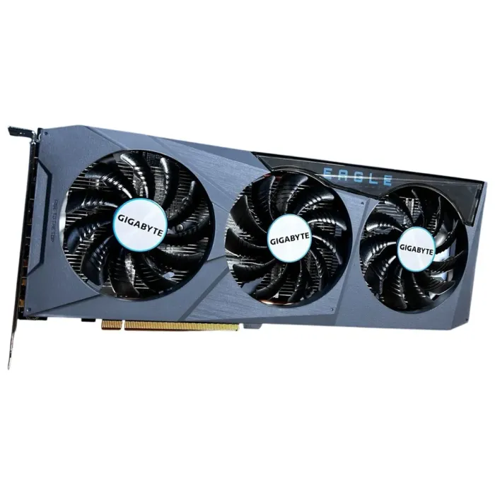 Дискретна відеокарта Gigabyte Radeon RX 6600 Eagle, 8 GB GDDR6, 128-bit / 2x HDMI, 2x DisplayPort / (GV-R66EAGLE-8GD) б/в - зображення 1