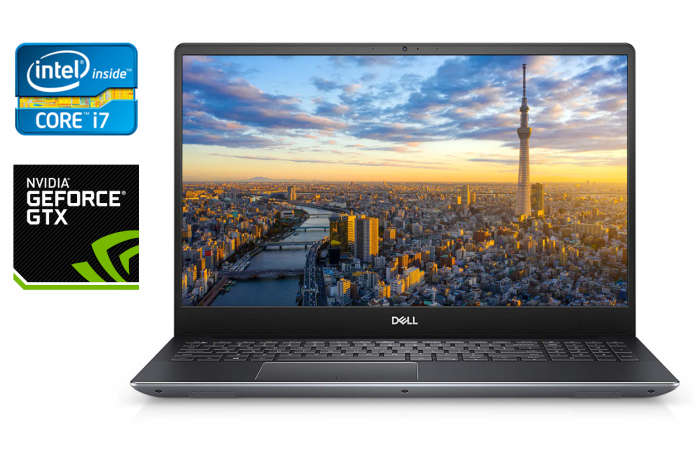 Ігровий ультрабук Б-класу Dell Vostro 7590 / 15,6" (1920x1080) IPS / Intel Core i7-9750H (6 (12) ядер по 2,6 - 4,5 ГГц) / 16 ГБ DDR4 / 512 ГБ SSD / nVidia GeForce GTX 1650, 4 ГБ GDDR6, 128-біт / HDMI б/в - зображення 1