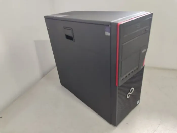 Комплект ПК:  комп'ютер Fujitsu Esprimo P756 E90+ Tower / Intel Core i3-6100 (2 (4) ядра по 3.7 GHz) / 8 GB DDR4 / 128 GB SSD + 500 GB HDD / Intel HD Graphics 530 + Монітор Б-клас 22" (1680x1050) TN  б/в - зображення 3