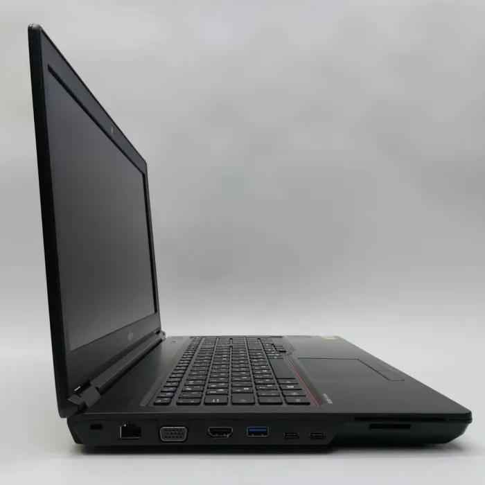 Мобільна робоча станція Fujitsu Celsius H7510 / 15,6" (1920x1080) IPS / Intel Core i7-10850H (6 (12) ядер по 2,7 - 5,1 ГГц) / 32 ГБ DDR4 / 512 ГБ SSD / nVidia Quadro T1000, 4 ГБ GDDR6, 128-біт / WebCam б/в - зображення 4