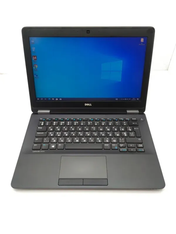 Нетбук Dell Latitude E7270 / 12.5" (1366x768) TN / Intel Core i5-6200U (2 (4) ядра по 2.3 - 2.8 GHz) / 8 GB DDR4 / 240 GB SSD / Intel HD Graphics 520 / WebCam б/в - зображення 2