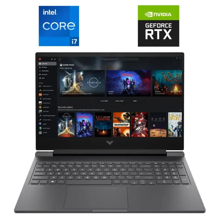 Ігровий ноутбук Б-класу HP Victus 16-r0085cl / 16.1" (1920x1080) IPS / Intel Core i7-13700H (14 (20) ядер по 2,4 - 5,0 ГГц) / 16 ГБ DDR5 / 512 ГБ SSD NVMe / nVidia GeForce RTX 4070, 8 ГБ GDDR6, 128-біт / WebCam б/в - зображення 1