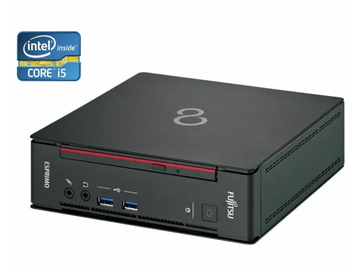 Неттоп Fujitsu Esprimo Q958 Mini USFF / Intel Core i5-8500 (6 ядра по 3.0 - 4.1 GHz) / 8 GB DDR4 / 256 GB SSD / Intel UHD Graphics 630 б/в - зображення 1