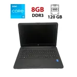 Ноутбук HP 250 G5 / 15.6" (1366x768) TN / Intel Core i3-5005U (2 (4) ядра по 2.0 GHz) / 8 GB DDR3 / 120 GB SSD / Intel HD Graphic 5500 / WebCam б/в