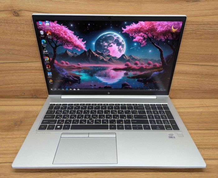 Ультрабук HP EliteBook 850 G7 / 15.6" (1920x1080) IPS / Intel Core i5-10210U (4 (8) ядра по 1.6 - 4.2 GHz) / 16 GB DDR4 / 500 GB SSD / Intel UHD Graphics / Fingerprint / WebCam / Windows 10 б/в - изображение 2