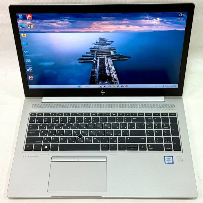 Ультрабук HP EliteBook 850 G5 / 15.6" (1920x1080) IPS / Intel Core i7-8650U (4 (8) ядра по 1.9 - 4.2 GHz) / 16 GB DDR4 / 256 GB SSD / Intel UHD Graphics 620 / WebCam / Fingerprint / Windows 11 Pro б/в - зображення 4