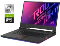 Ігровий ноутбук Б-клас Asus ROG Strix SCAR 15 G532LV / 15.6" (1920x1080) IPS / Intel Core i7-10875H (8 (16) ядер по 2.3 - 5.1 GHz) / 16 GB DDR4 / 512 GB SSD NVMe / nVidia GeForce RTX 2060, 6 GB GDDR6, 192-bit б/в