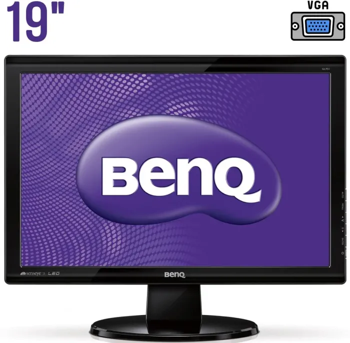 Монітор Б-клас BenQ GL951AM / 19" (1440x900) TN / VGA, Audio / VESA 100x100 / Вбудовані колонки 2x 1W б/в - зображення 1
