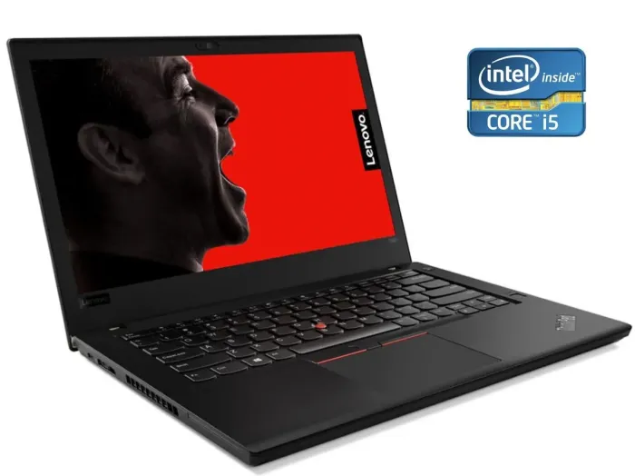 Ноутбук Lenovo ThinkPad T480 / 14" (1920x1080) IPS / Intel Core i5-7300U (2 (4) ядра по 2.6 - 3.5 GHz) / 8 GB DDR4 / 256 GB SSD / Intel HD Graphics 620 / WebCam / 2x АКБ б/у - зображення 1